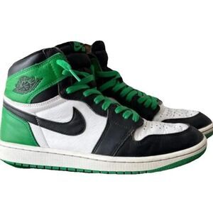 Nike Air Jordan Retro High OG Lucky Green Sneakers Sz 12